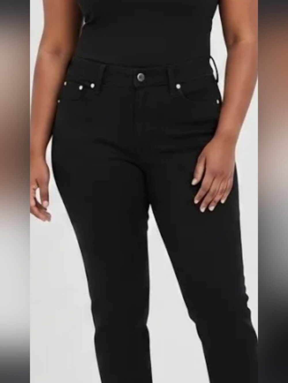GAP Women's Black Girlfriend Denim Jeans. Like New. Size 14/32